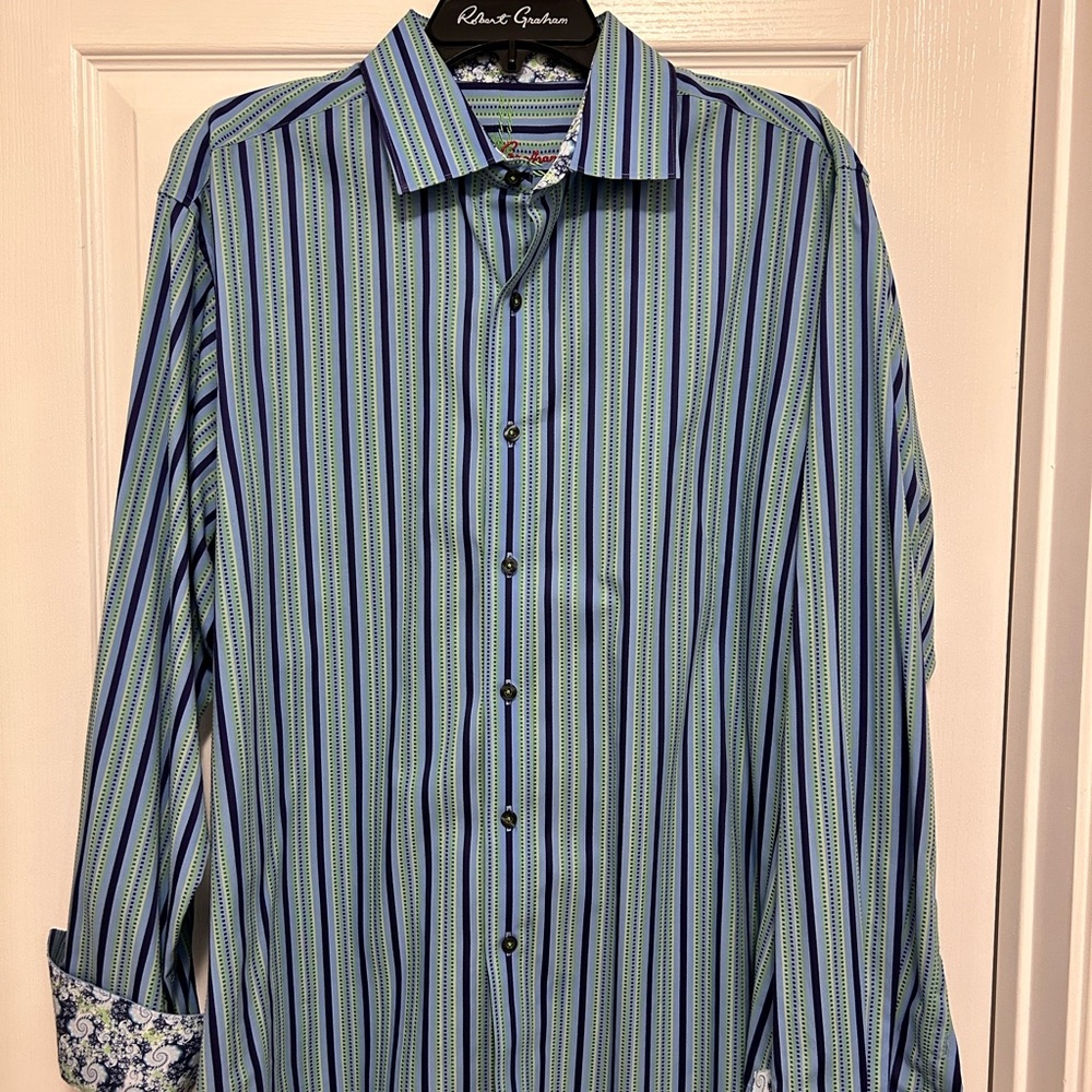 Robert Graham Men Large Shirt